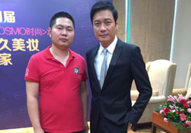 广州东升国际与明星合影