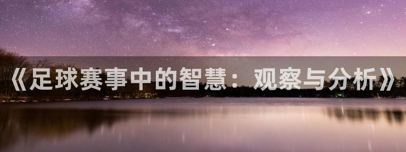 东升国际登录入口：《足球赛事中的智慧：观察与分析》