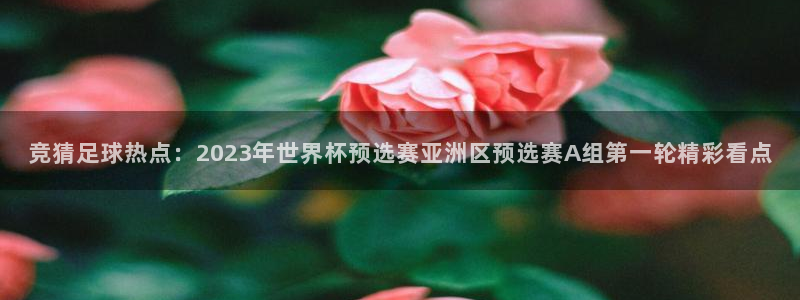 东升国际app下载安装：竞猜足球热点：2023年世界杯预选赛亚洲区预选赛A组第一轮精彩看点